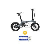 VELO A ASSISTANCE ELECTRIQUE SPORT GRIS+ MARQUAG+DECL BICYCODE